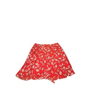 Calvin Klein Red Floral Midi Skirt | Size 22W | NWT | MSRP $99